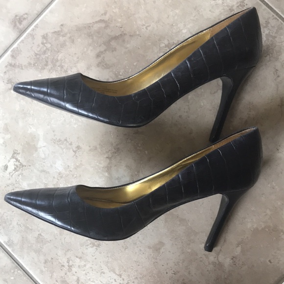 Ralph Lauren Leather Pumps High Heels Size 10 - Picture 4 of 11